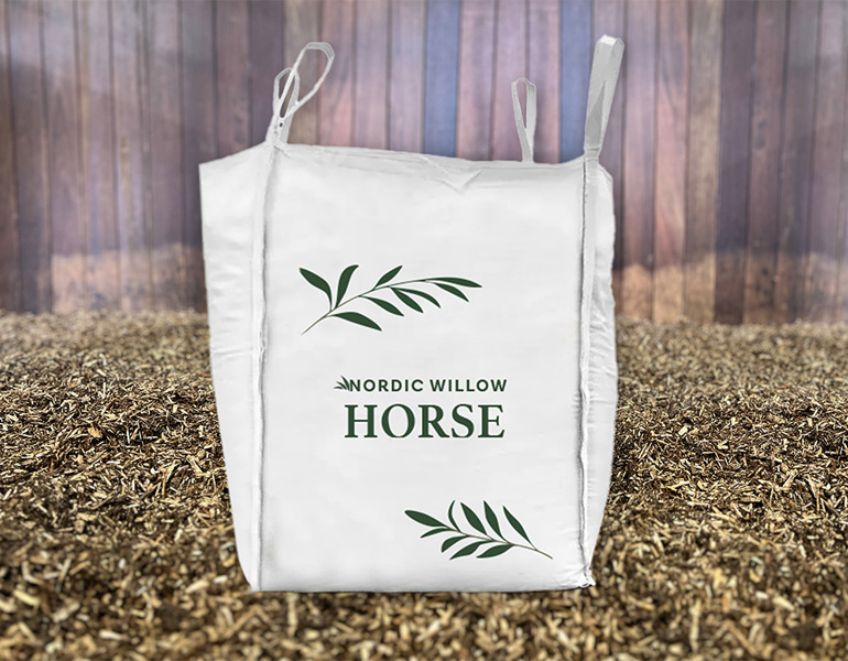 BIOBED Nordic Willow Horse 1000L Bigbag