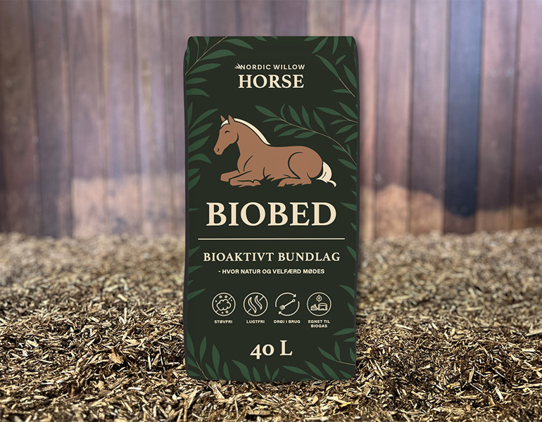 BIOBED Nordic Willow Horse 40L Pose